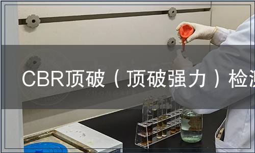 CBR頂破（頂破強力）檢測