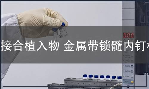 骨接合植入物 金屬帶鎖髓內釘檢測