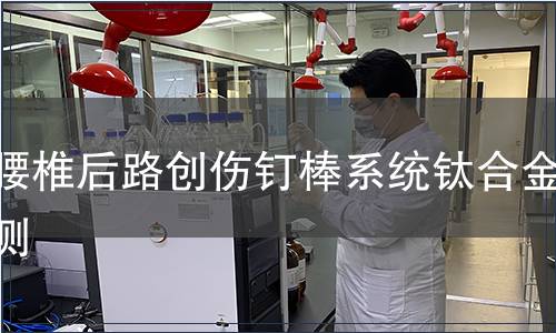 胸腰椎后路創傷釘棒系統鈦合金檢測