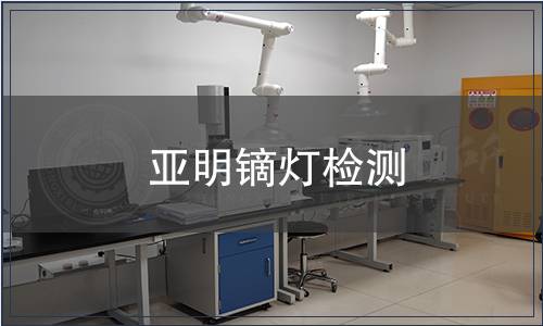亞明鏑燈檢測