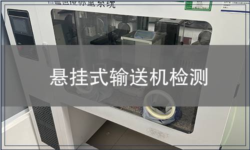 懸掛式輸送機檢測