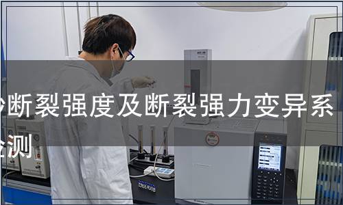 單紗斷裂強度及斷裂強力變異系數檢測