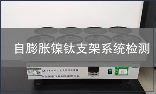 自膨脹鎳鈦支架系統(tǒng)檢測(cè)