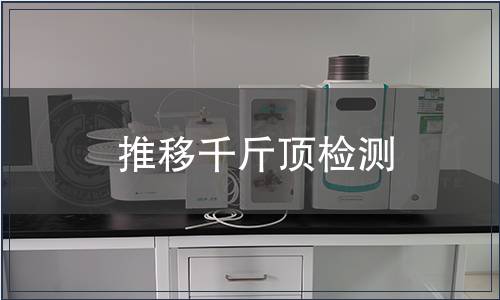 推移千斤頂檢測