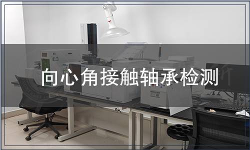 向心角接觸軸承檢測