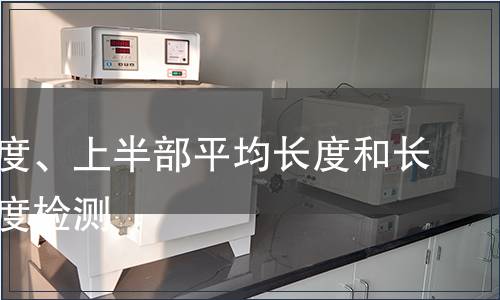 平均長(zhǎng)度、上半部平均長(zhǎng)度和長(zhǎng)度整齊度檢測(cè)