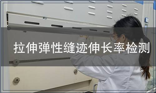 拉伸彈性縫跡伸長(zhǎng)率檢測(cè)