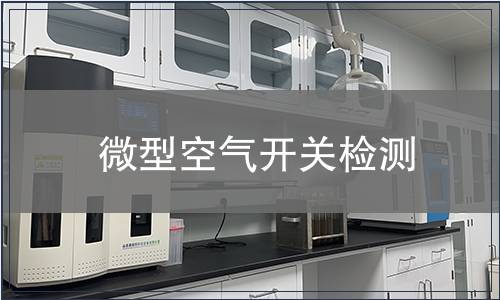 微型空氣開關檢測