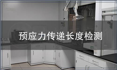 預應力傳遞長度檢測