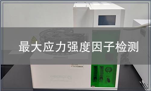 最大應(yīng)力強(qiáng)度因子檢測(cè)