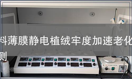 塑料薄膜靜電植絨牢度加速老化檢測(cè)