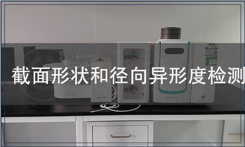 截面形狀和徑向異形度檢測