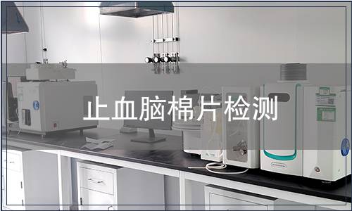 止血腦棉片檢測