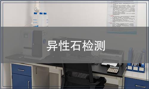 異性石檢測(cè)