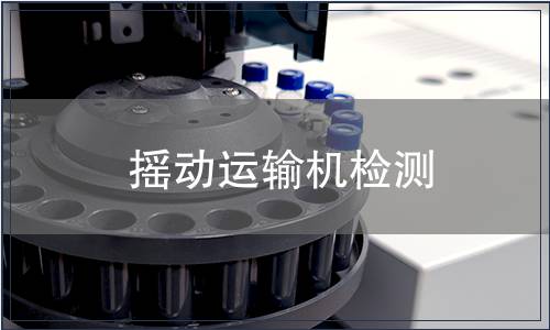 搖動運(yùn)輸機(jī)檢測