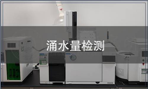 涌水量檢測(cè)