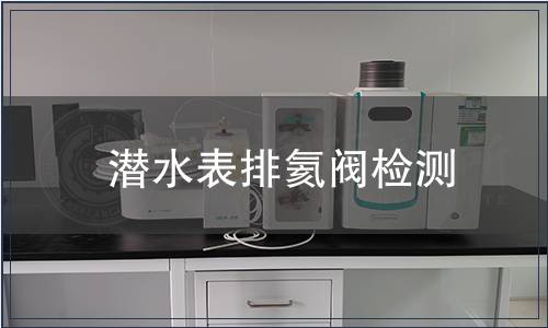 潛水表排氦閥檢測