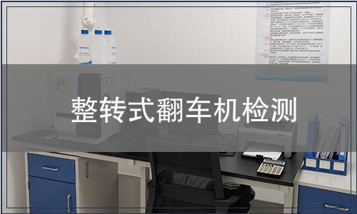 整轉式翻車機檢測