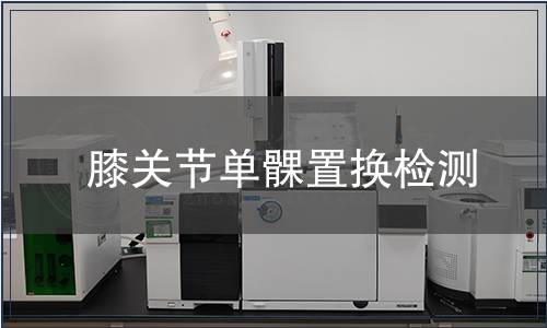 膝關節單髁置換檢測