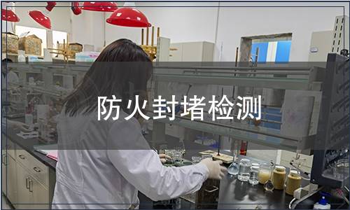 防火封堵檢測(cè)