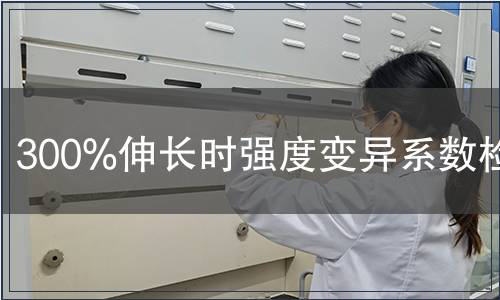 300%伸長時強度變異系數檢測