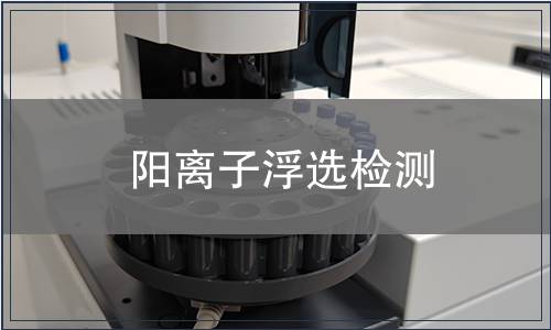 陽離子浮選檢測