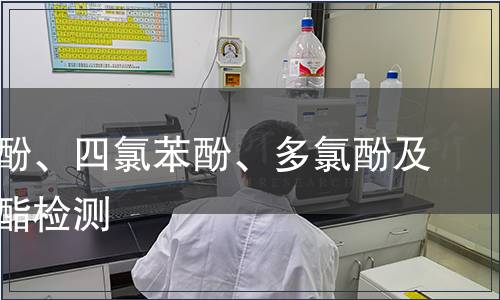 三氯苯酚、四氯苯酚、多氯酚及其鹽和酯檢測