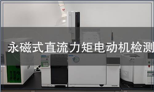 永磁式直流力矩電動機(jī)檢測