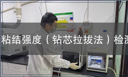 粘結(jié)強(qiáng)度（鉆芯拉拔法）檢測(cè)