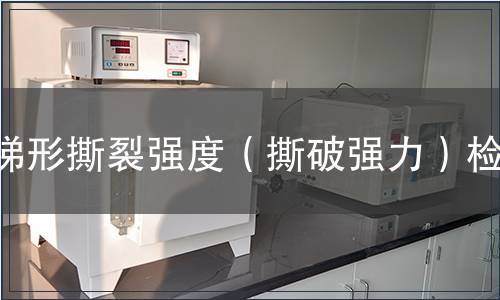 梯形撕裂強度（撕破強力）檢測