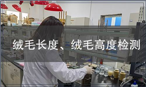 絨毛長度、絨毛高度檢測