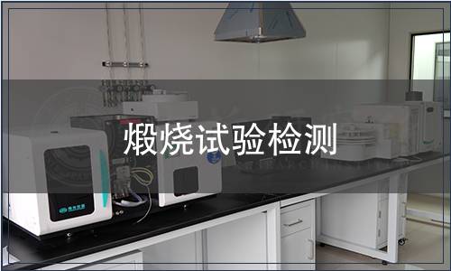 煅燒試驗(yàn)檢測