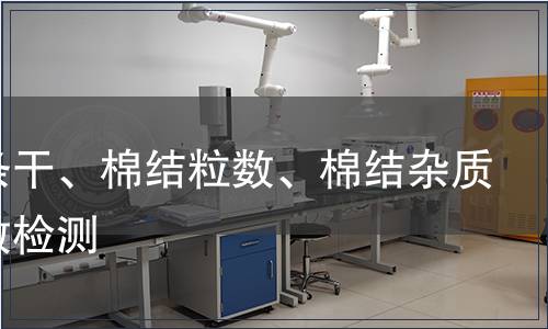 黑板條干、棉結(jié)粒數(shù)、棉結(jié)雜質(zhì)總粒數(shù)檢測