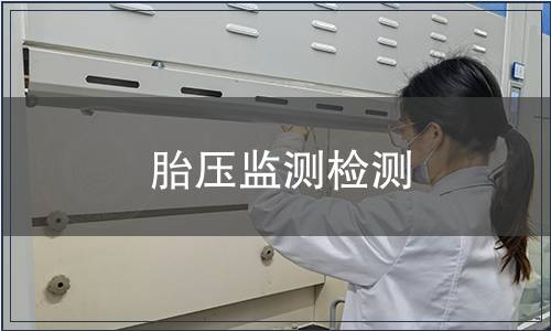 胎壓監(jiān)測檢測